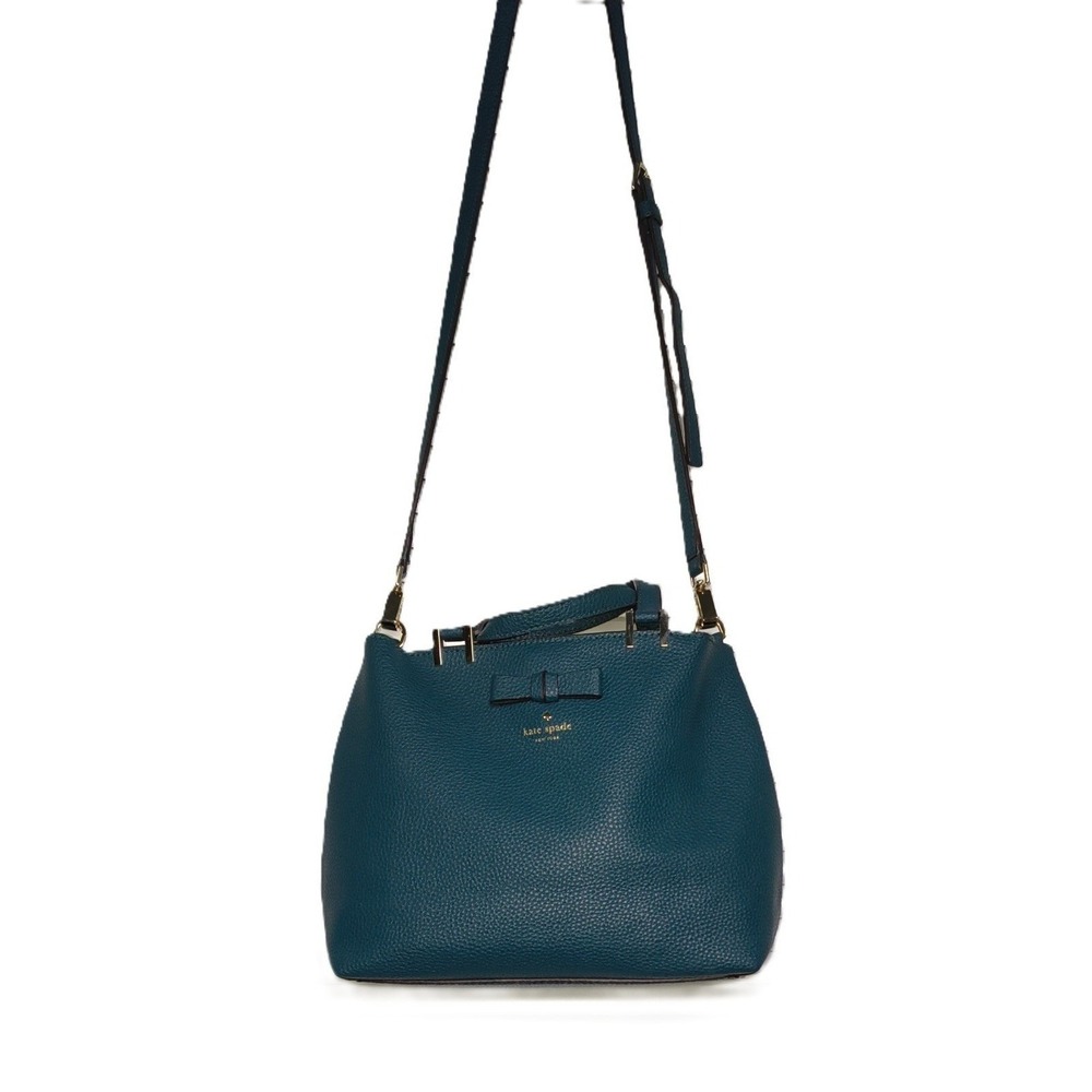 Kate Spade Crossbody/Shoulder Bag Forest Green 9 x 8 x 4 Removeable Strap